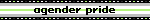 agender pride gif with black and white scrolling dots